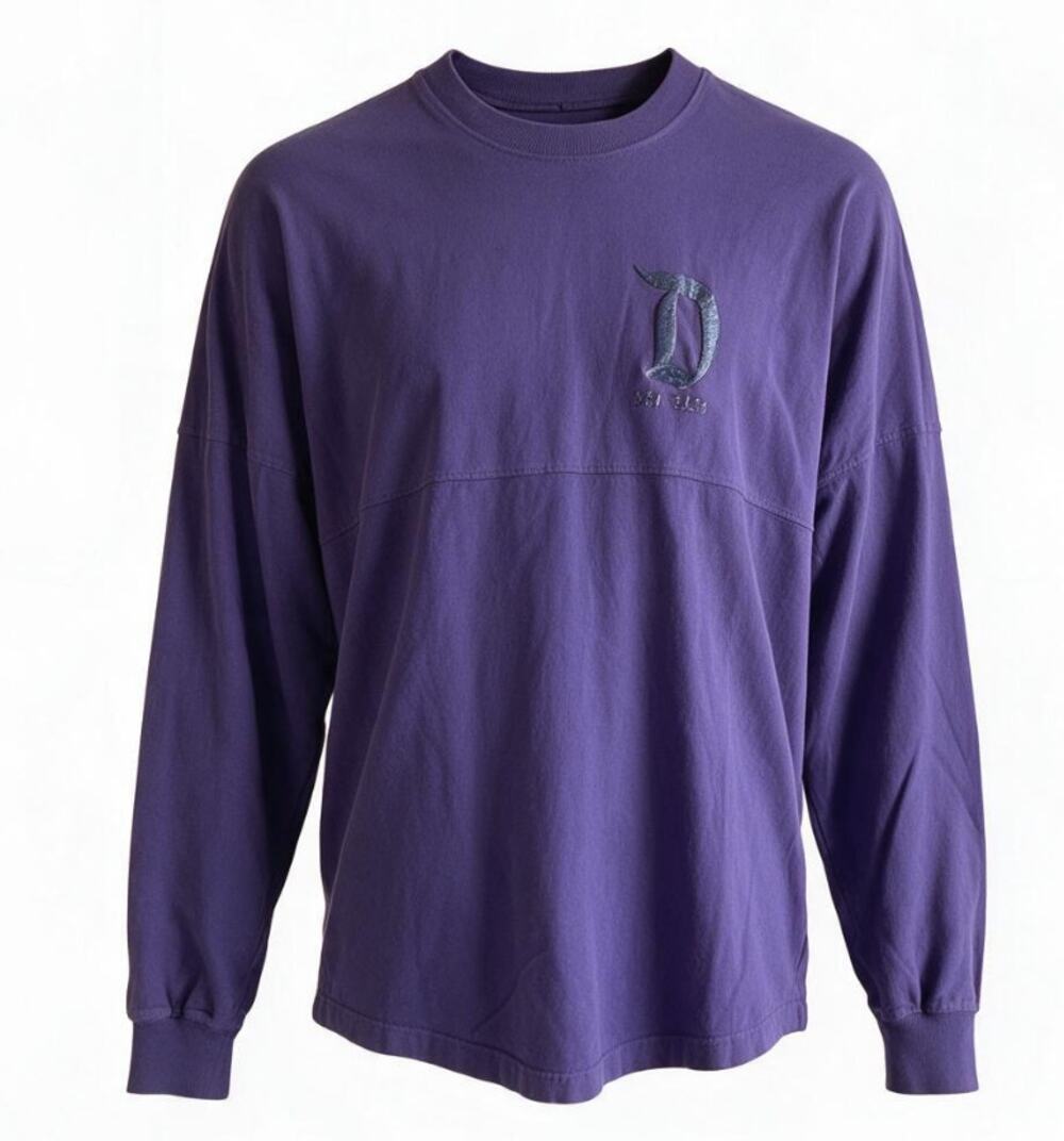 DISNEY PARKS PURPLE POTION SPIRIT JERSEY LONG SLEEVE SHIRT WOMENS SMALL